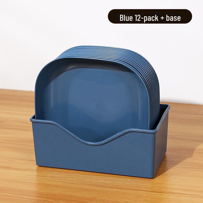 Японский обеденный набор из костяных тарелок: Элегантная тарелка для фруктов, орехов и конфет с местом для хранения, идеально подходит для домашнего использования или в качестве подарка