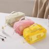 Многофункциональная прозрачная сетчатая косметичка для хранения туалетных принадлежностей для женщин