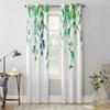 Pastoral Plants Flowers Window Curtains for Living Room Bedroom Curtain Modern Kitchen Blinds Drapes Curtains