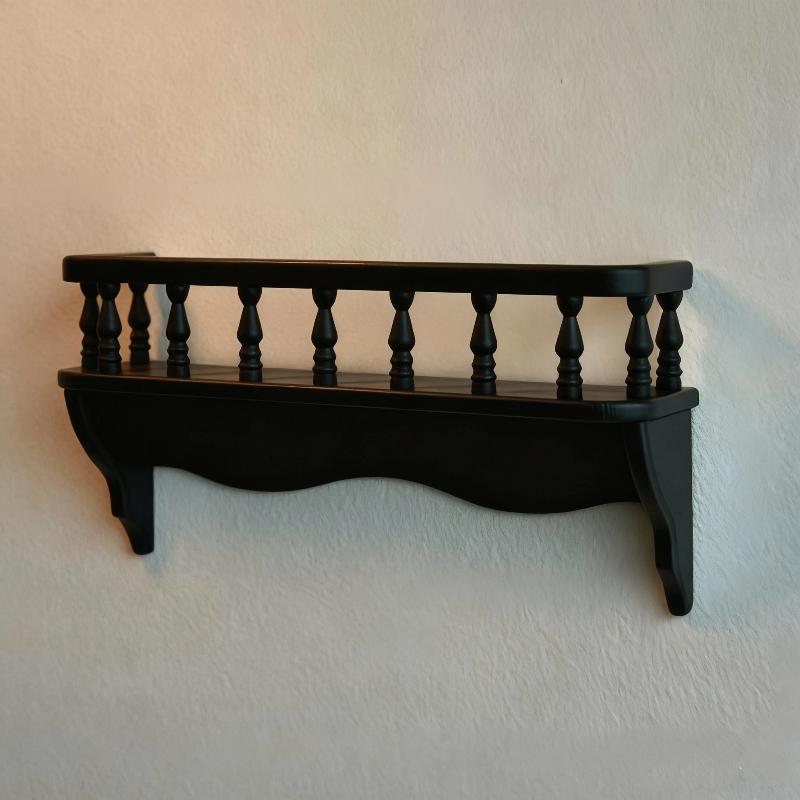 1 шт. Настенная полка для хранения, украшение сцены 1: 12 Кукольный домик Симуляция Микро Модель Миниатюрная Модель Здания Аксессуары