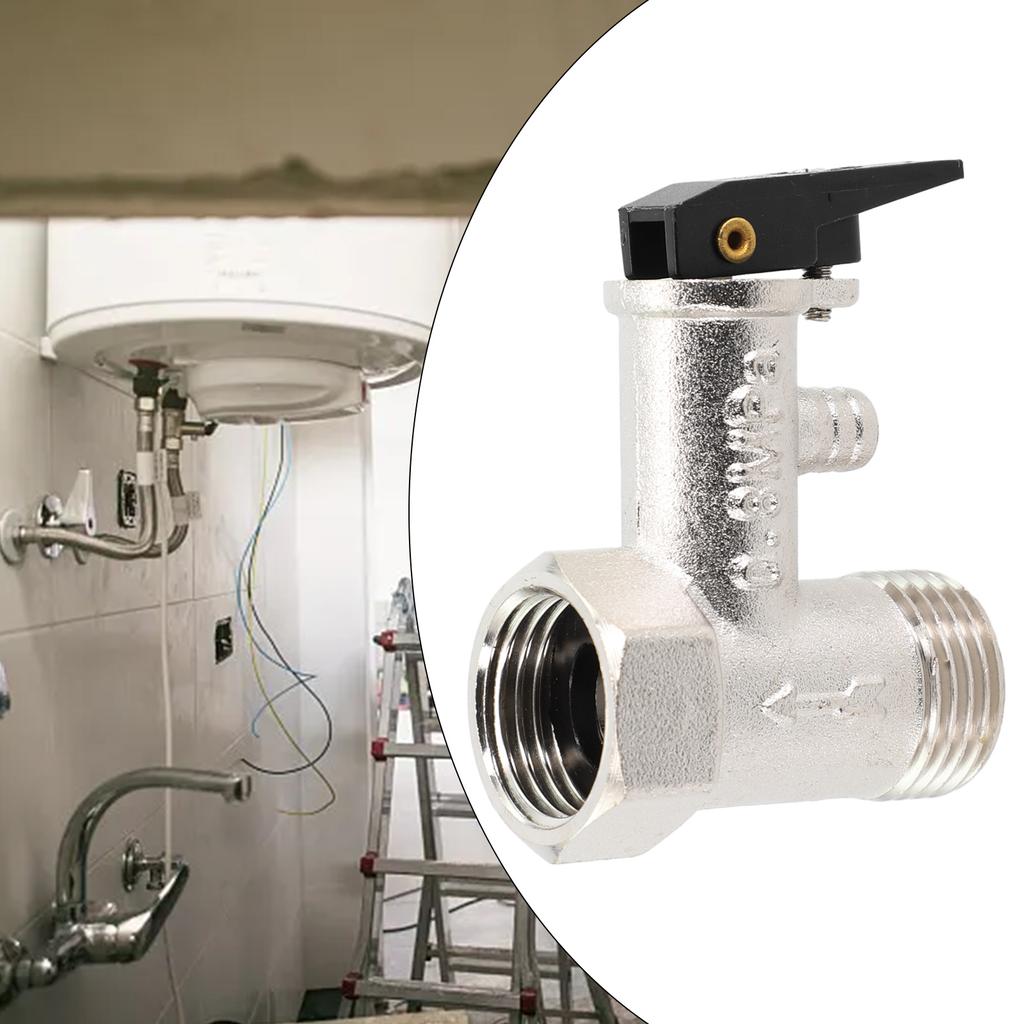 1/2 дюйма(DN15) Предохранительный клапан Электрический водонагреватель Обустройство дома