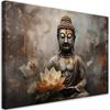Canvas Print, Meditating Buddha Abstract