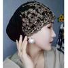 Embroidery Turban Hat 7 Colors India Caps Women's Hijabs Musliman Turban  Women