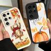 Тыква Счастливой Осени Мягкий Чехол для Телефона для Samsung Galaxy S26 Ultra S25 Edge S24 S23 S22 Plus S21 S20 FE 5G Силиконовый Фу