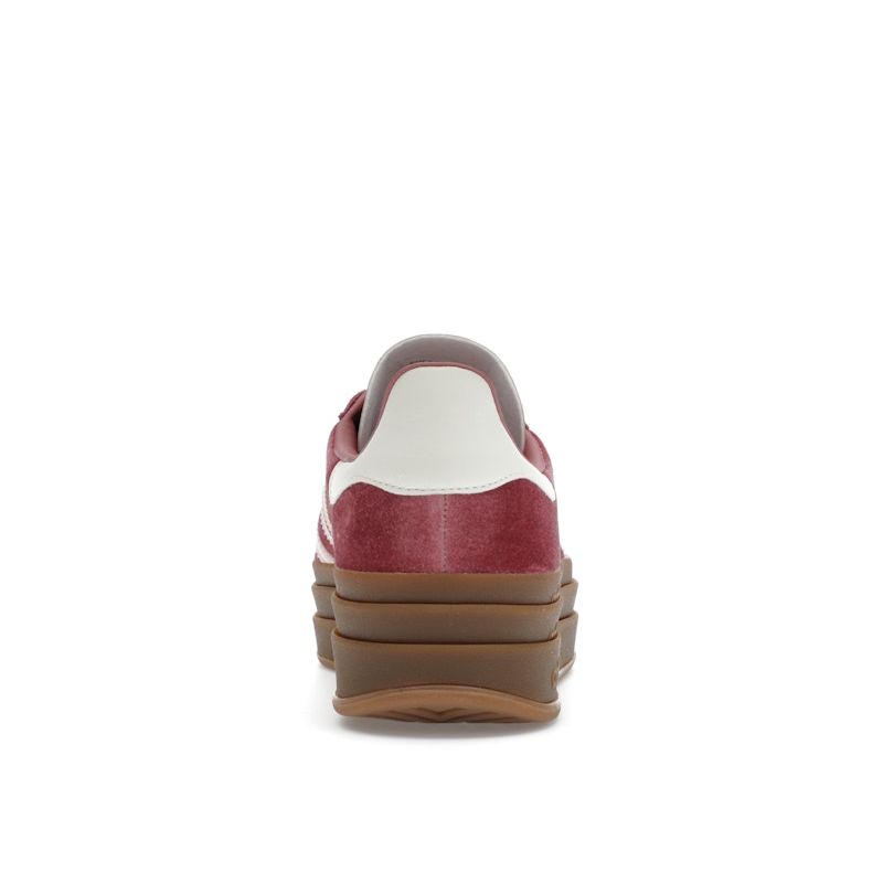 adidas Gazelle Bold Женские Подержанные Малиновый Песочно-Розовый Белый Повседневные Кроссовки IG4389