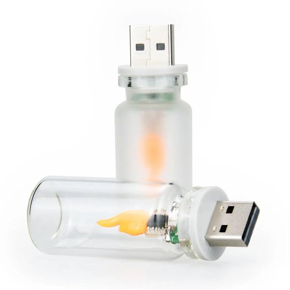ABS USB Светодиодная лампа 5V USB Светодиодная лампа с нитью накала Портативная Автомобильная Атмосферная лампа Домашний Декор