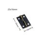 10-25pcs Mini Antique Brass Cabinet Hinges with Screws for Jewelry Gift Box Wooden Wine Chest Door Hardware
