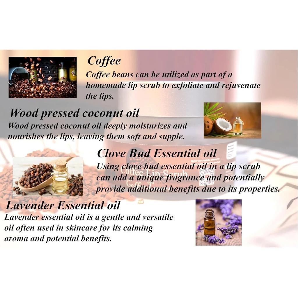 Ayutree Coffee Lip Scrub 50gm