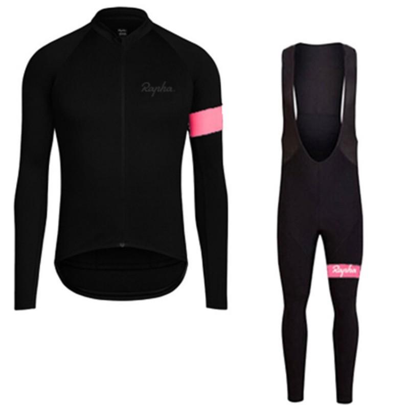 1 Unisex Long Sleeve Cycling Jersey Set Breathable Quick Dry Mountain Road Bike Apparel Season