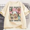 Fashion pattern Tshirt 100 cotton printed with simple patterns loose and casual breathable Tshirt