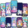 Чехол для телефона Samsung Galaxy S25 S24 S23 iPhone 16 15 Xiaomi Redmi Note 14 13 12 16E X 11 Pro Max OPPO Moto G85 G54 Huawei Poster Unicorn Horse Cover