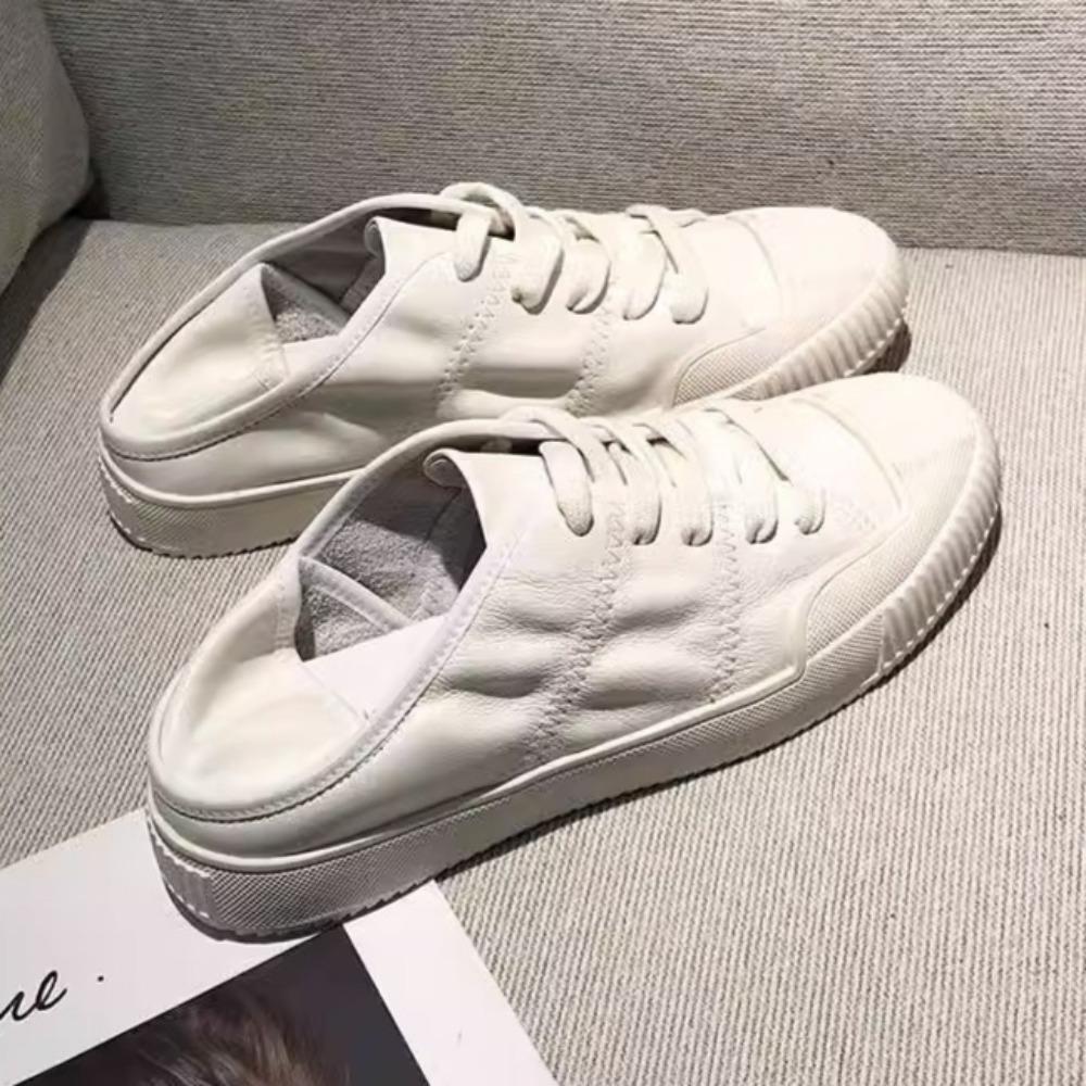 Женская дизайнерская обувь, новые кожаные белые спортивные туфли для женщин, повседневная обувь на плоской подошве, женские белые кроссовки, женские Zapatillas