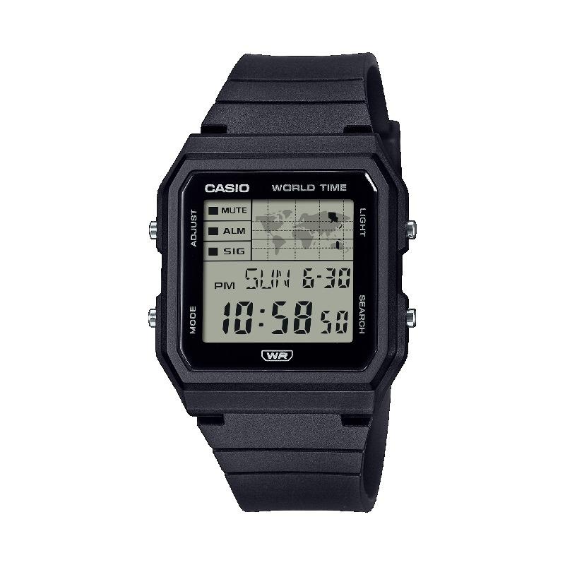 Casio Мужские кварцевые часы с будильником, водостойкие, из смолы LF-30W-1A