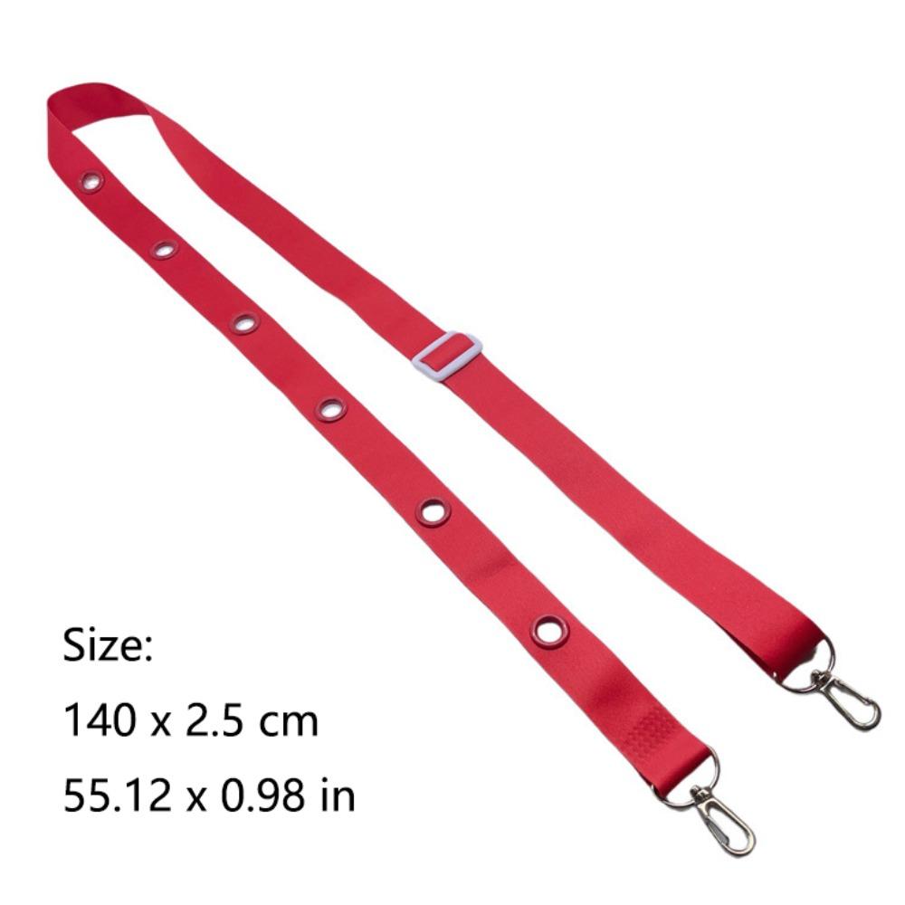Thin Hanging Dolls Shoulder Strap Crossbody 6-hole Long Bag Belt Camera Strap