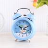 Silent alarm clock for primary school students 1-inch metal bell clock Children's bedside luminous clock