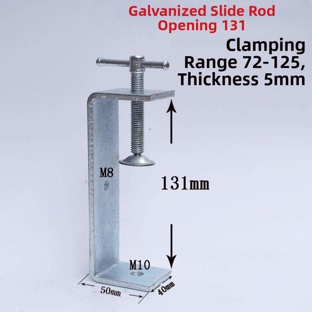 Adjustable Square Clamp Zinc Plating Fixed Holder Clip Professional C-clamp  Hardware Fasteners