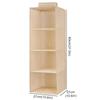 Wardrobe Hanging Storage Bag Interlayer Drawer Type Clothes Clothes Organizer Collapsible Storage Shelves Closet Organizer