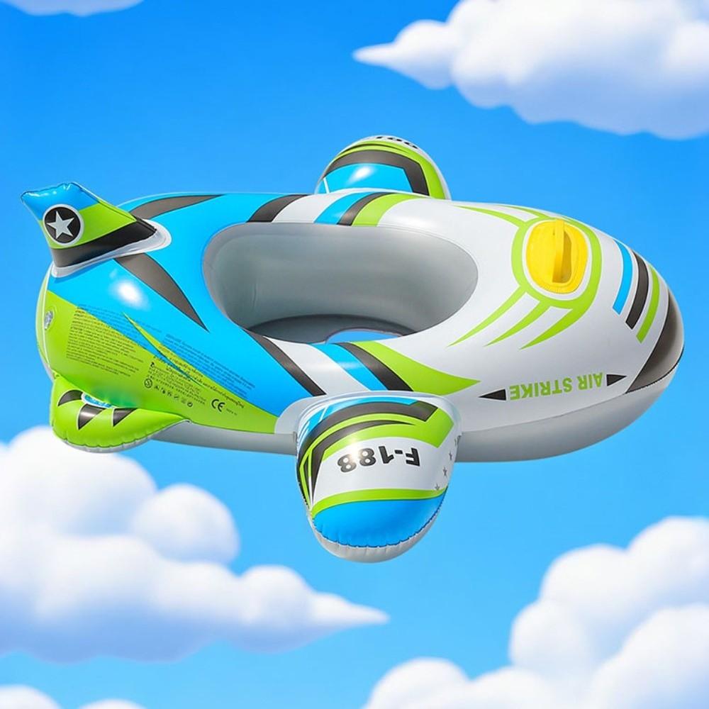 Aircraft Shape Swimming Circle Inflatable Baby Swimming Float Seat Kid