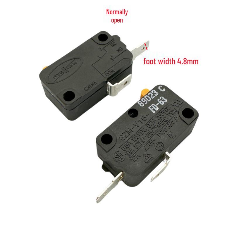 Shidalien STARION High Current 16A Micro Switch SZM-V16-FD-63 (2-Pin, Normally Open) Power Button