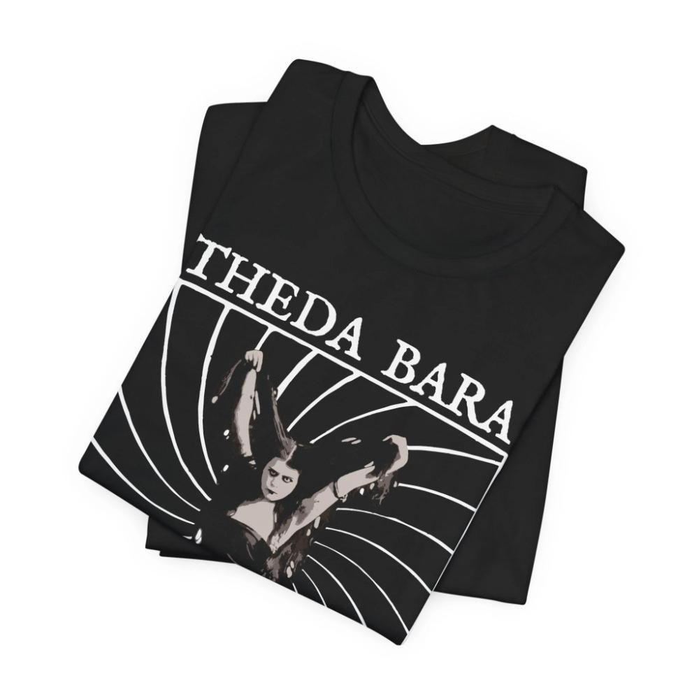 Sin 1915 Theda Bara femme fatale actress shirt vampire girl silent film Tshirt Unisex streetwear top for all seasons t shirt