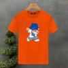 2025 Fashion New For Men's T-shirt High Quality 100% Cotton Bear Printing Summer Casual Cool Loose O-Neck T-Shirt Male Tops 2yk