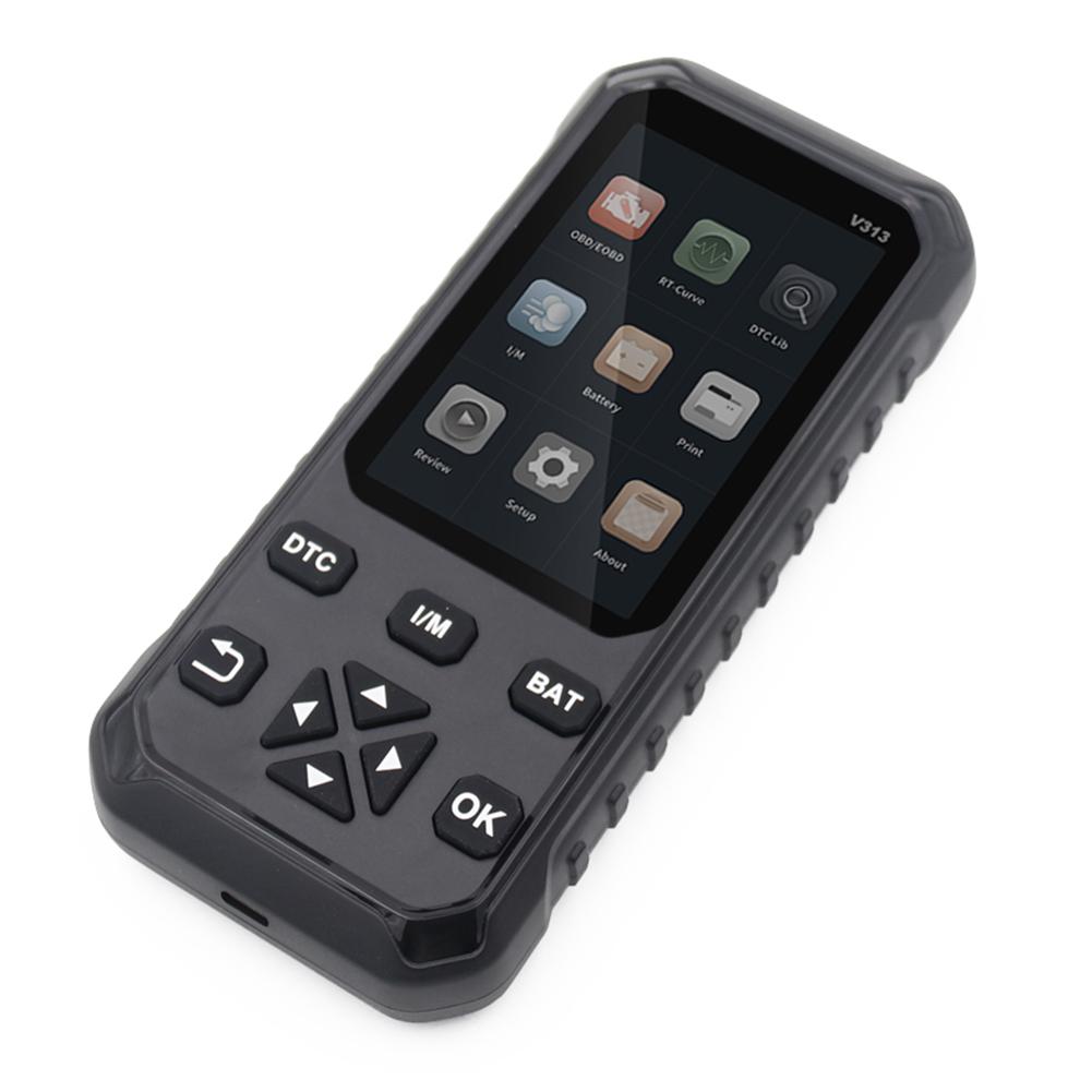 V313 OBD II 2 сканер OBD2 считыватель кодов неисправностей двигателя автомобиля с тестером аккумулятора 12 В CAN диагностический сканирующий инструмент