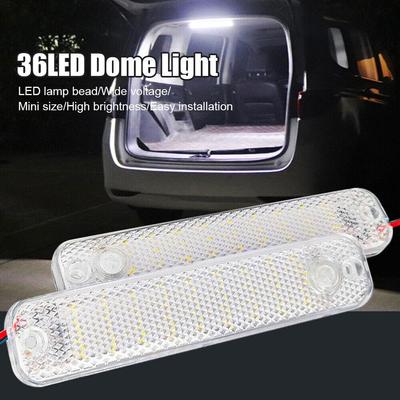 Автомобильный светодиодный купольный светильник 36LED 12V-85V, внутреннее освещение для грузовиков с выключателем, ночное потолочное освещение для автодомов, морских автофургонов