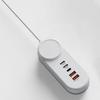 Зарядная розетка Plug-and-Play Стабильный выход Двойной интерфейс USB Type-C Высокоскоростная передача Быстрая зарядка 35 Вт PD USB C Сетевой фильтр Товары для дома