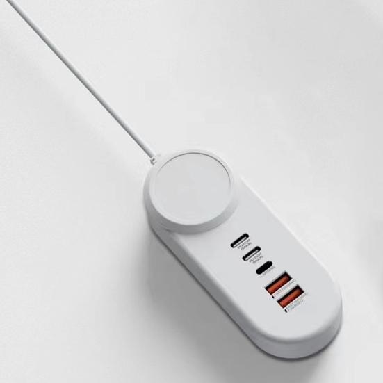 Зарядная розетка Plug-and-Play Стабильный выход Двойной интерфейс USB Type-C Высокоскоростная передача Быстрая зарядка 35 Вт PD USB C Сетевой фильтр Товары для дома