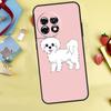 Cartoon Maltese Dog Case For OnePlus 13T 13R 12 12R 15 13 11 10 10T 8T Nord CE 2 3 4 Lite N20 N30 Nord 5 Cover