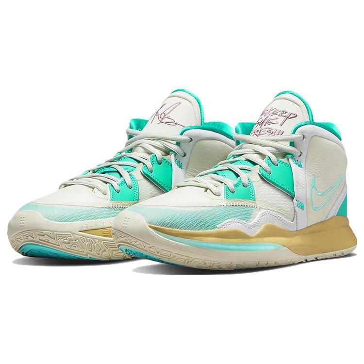 Sue Bird x Nike Kyrie Infinity Golden Tribute Унисекс Кроссовки Зеленое Морское Стекло Динамичный Бирюзовый CZ0204-002