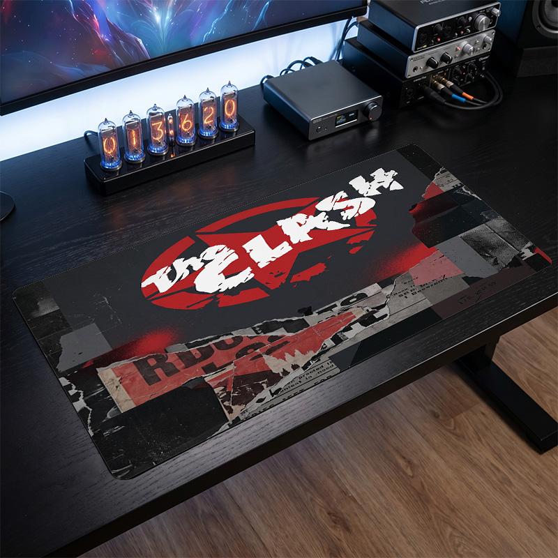 The Clash Print Large Mouse Pad Smooth Surface Anti?Slip Desk Mat For Gaming Office Laptop Decoration