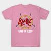T Shirt Women Rave In Blood Harajuku Print Kawaii Tshirt Summer Short Sleeve Female T-Shirt Top Tee