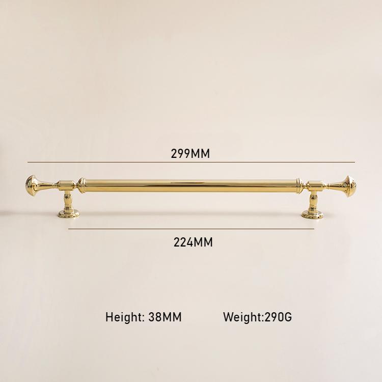 Modern Bright Chrome Solid Brass Long Furniture Handles Pulls Cupboard Wardrobe Dresser Shoe Box Drawer Cabinet Drawer Bar Knob