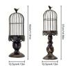 Iron Art Candlestick Home Decor Ornaments Candle Holder Ambience Birdcage Party Supplies
