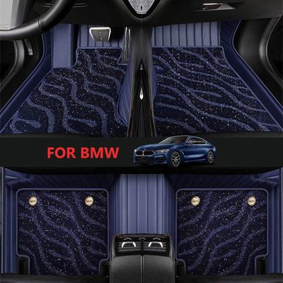 Премиальный индивидуальный автомобильный коврик «Звездное небо» для BMW X4 2008-2026, X5 E53 E70 F15 G05 2004-2026, Кожаные аксессуары для интерьера