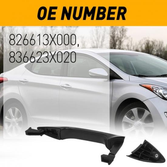 Exterior Door Handle For 2011-2016 Hyundai Elantra Rear Passenger Side Primed EK