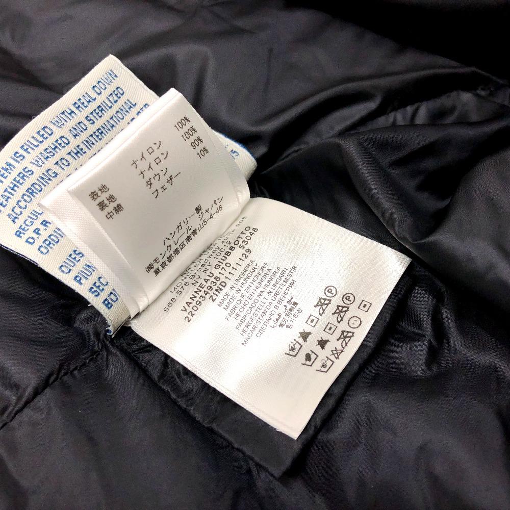 MONCLER logo Long Down Jacket Apparel Down jacket Nylon Black