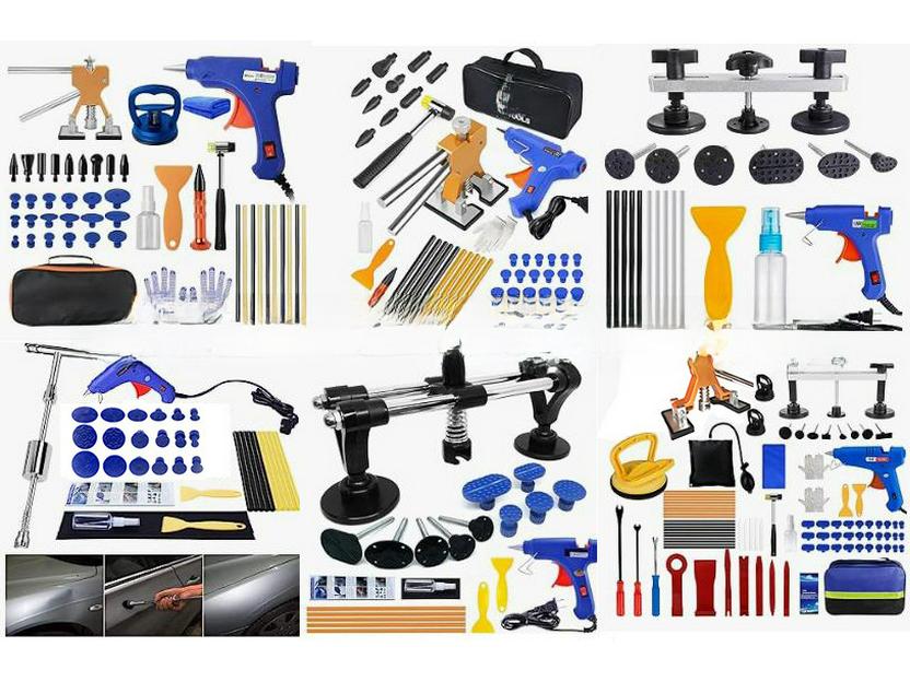 Набор инструментов для ремонта вмятин на автомобиле - Съемник листового металла для кузова для вмятин и повреждений от града