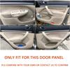 Left Hand Drive Leather Door Panels Cover For Skoda Octavia 2007 2008 2009 2010 - 2014 Car Door Armrest Panel Cover Sticker