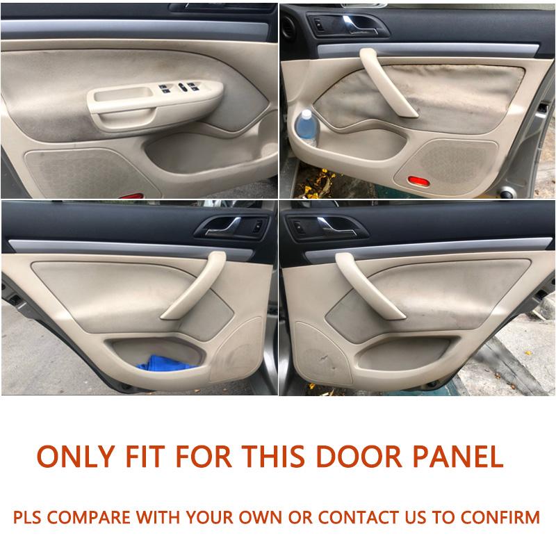 Left Hand Drive Leather Door Panels Cover For Skoda Octavia 2007 2008 2009 2010 - 2014 Car Door Armrest Panel Cover Sticker