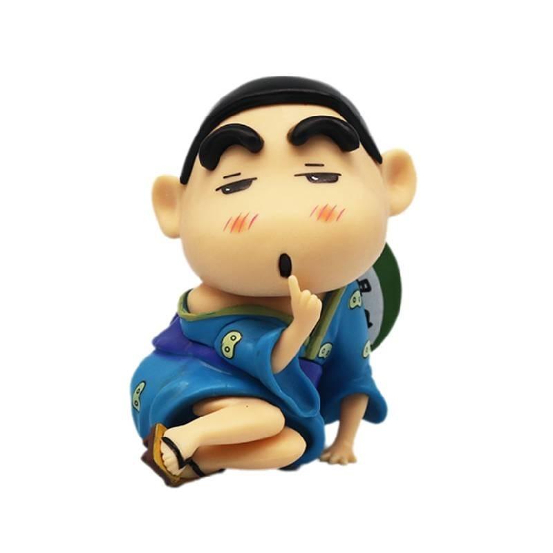 Cowboy Dicky New Crayon Shin-chan Gk Model Hand-made Decoration Pvc Material 15cm