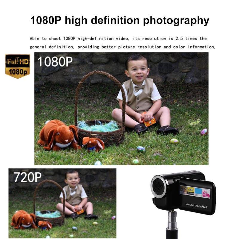 Мини 1080P FHD 16MP 8X цифровой зум камера TFT ЖК-экран видеокамера видеокамера DV камера
