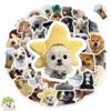 60pcs Emoji Dog Waterproof Graffiti Stickers Notebook Water Bottles Cases Phone