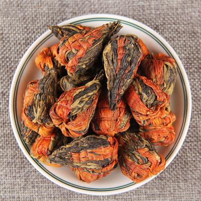 500 г Чай из пагоды с лилиями Золотой бутон Золотая звезда Мед Ароматный красный чай Гунфу