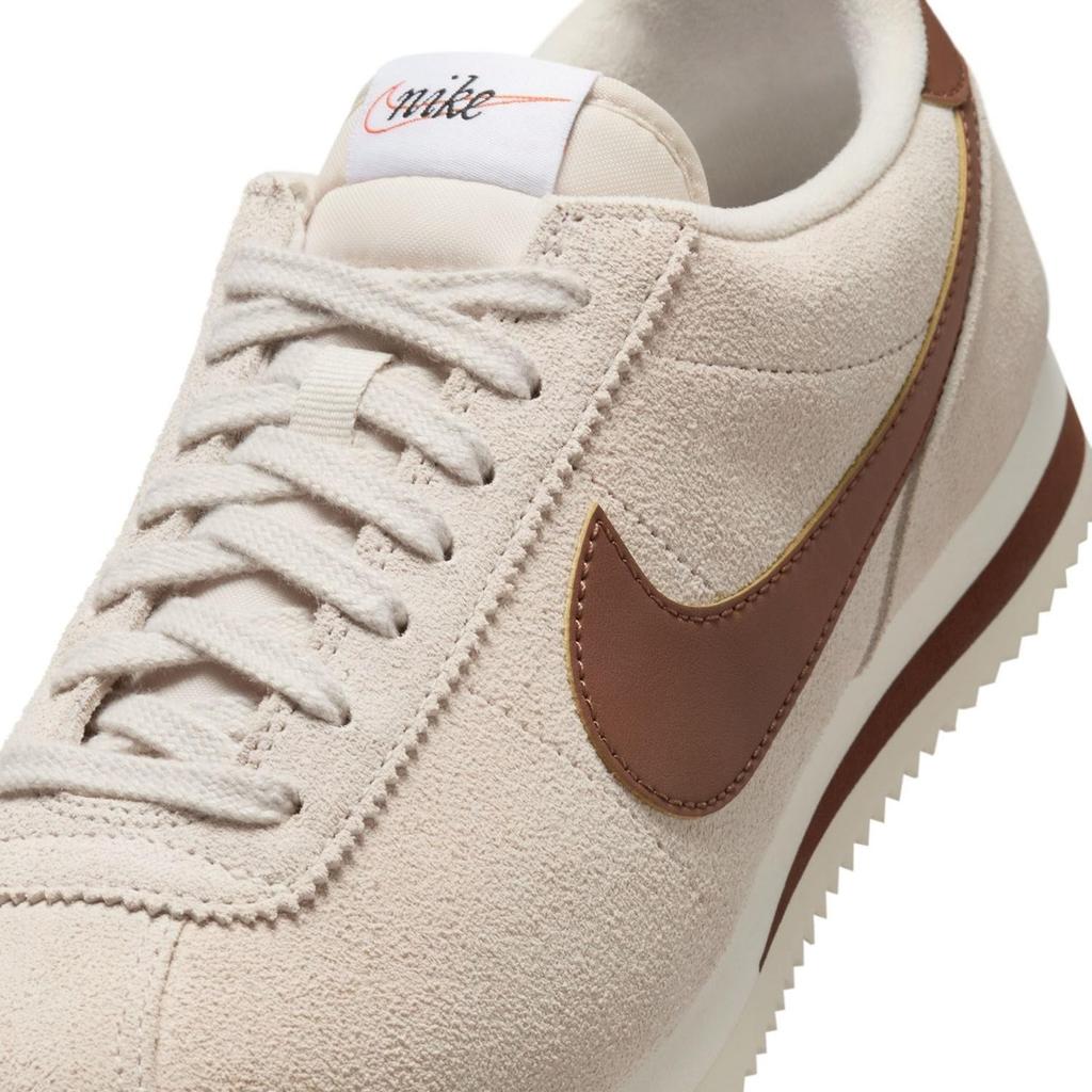 IB1857-100 Nike CORTEZ LT ОРЕХОВЫЙ КОРИЧНЕВЫЙ/ФАУНА КОРИЧНЕВЫЙ-БЕЛЫЙ (Женский)