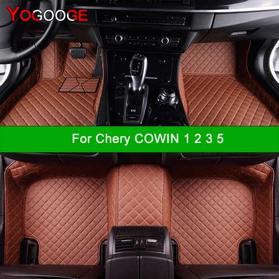 Автомобильные коврики для Chery COWIN 1 2 3 5 Автоковры для ног Coche Аксессуары