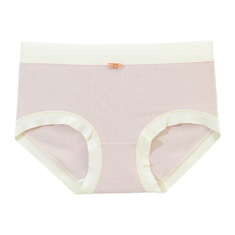 Panties Women's Underwear Mid Waist Breathable Comfortable No Trace Large Size Hip Lifting Triangle Panties