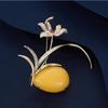 Design-sense Orchid Brooch, High-end, Fashionable, Individual and Elegant Brooch, Coat Cardigan, Exquisite and Luxurious Brooch