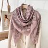 Mother's Day Design Sense Fashion Gift Personalized Cashew Flower Print Outer Shawl Retro Elegant Temperament Scarf